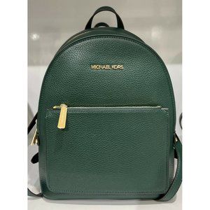 Michael Kors ADINA Pebbled Leather Medium Backpack, School Bag